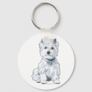 Porte-clés Terrier blanc de West Highland