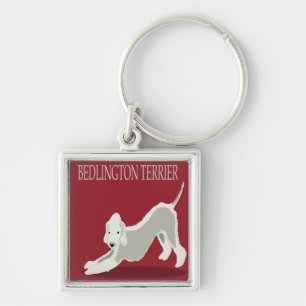Porte-clés terrier de bedlington
