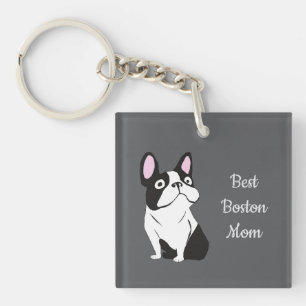 Porte-clés terrier de Boston