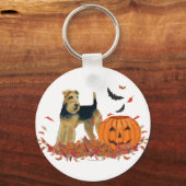 Porte-clés Terrier Halloween (Recto)