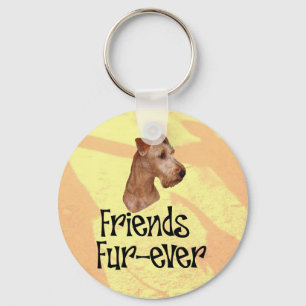 Porte-clés Terrier irlandais "Friends for-ever"
