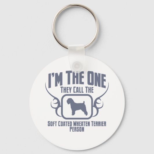 Porte-clés Terrier roux (Recto)