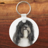 Porte-clés Terrier tibétain (Recto)