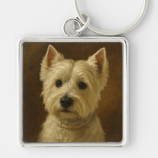 Porte-clés Terrier West Highland White (Devant)