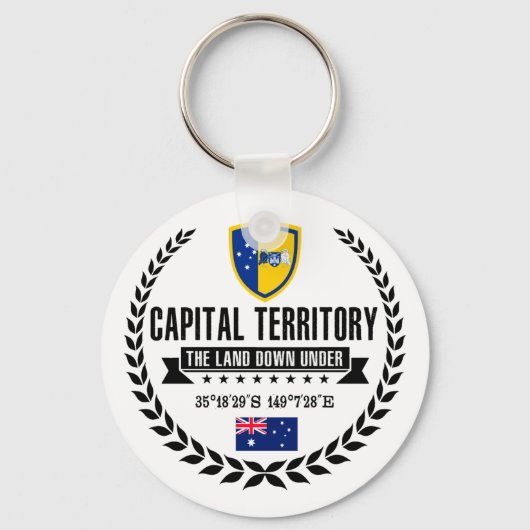 Porte-clés Territoire capital (Recto)