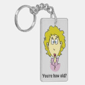 Porte-clés T'es si vieux ? (Devant gauche)