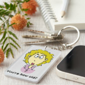 Porte-clés T'es si vieux ? (Devant droit)