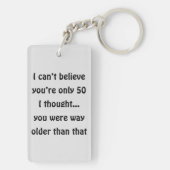 Porte-clés T'es si vieux ? (Dos)