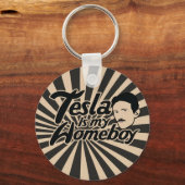 Porte-clés Tesla est mon Homeboy (Recto)