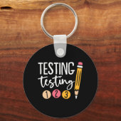 Porte-clés Test 123 jour d'essai mignon 3 (Recto)