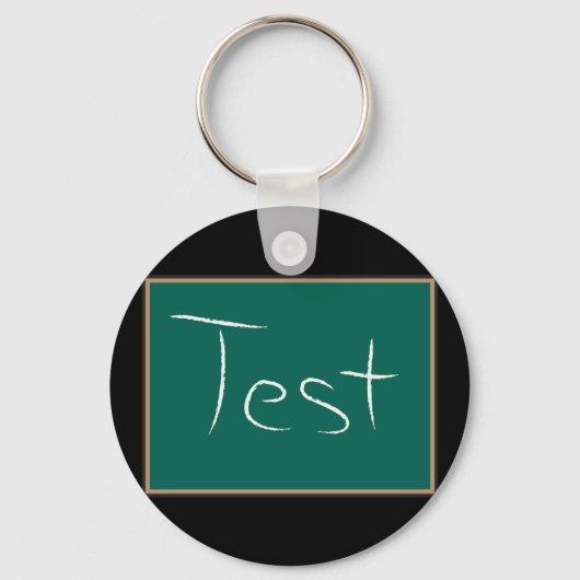 Porte-clés Test Chalkboard School (Verso)