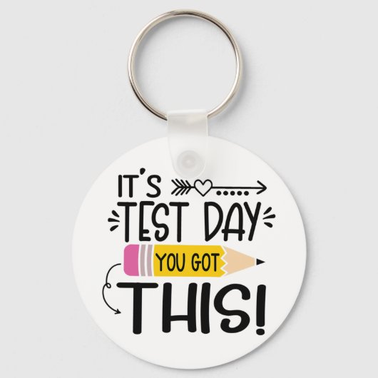 Porte-clés Test Day C'est Test Day Vous avez ce professeur St (Recto)