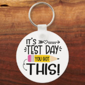 Porte-clés Test Day C'est Test Day Vous avez ce professeur St (Recto)