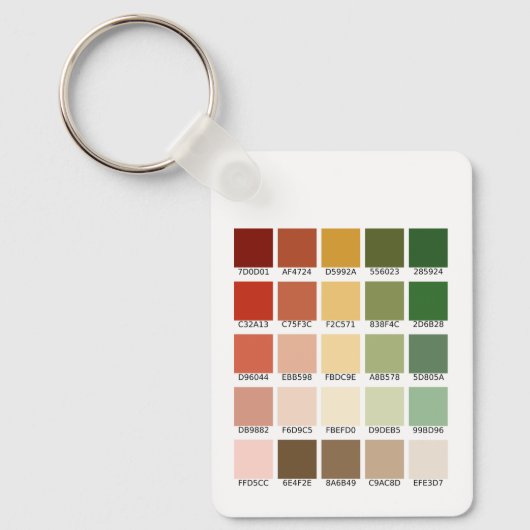 Porte-clés Test de couleur (Recto)