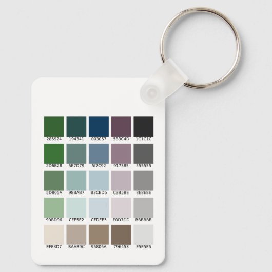 Porte-clés Test de couleur (Verso)