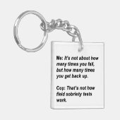 Porte-clés Test de la sobriété (Devant gauche)