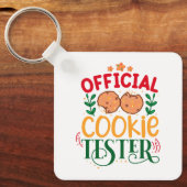 Porte-clés Testeur officiel de cookies (Recto)