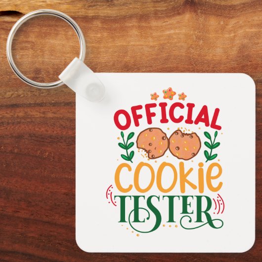Porte-clés Testeur officiel de cookies (Recto)