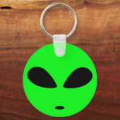 PORTE-CLÉS TÊTE ALIEN VERTE (Recto)