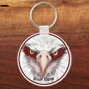 Porte-clés Tête d'aigle USA