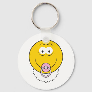 Porte-clés Tête de Bébé Fille