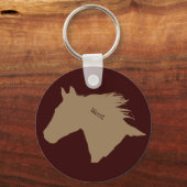 Porte-clés Tête de cheval Mustang (Recto)