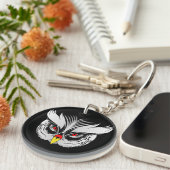 Porte-clés Tête de chouette (Devant droit)