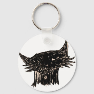 Porte-clés Tête de dessin de poisson Marley