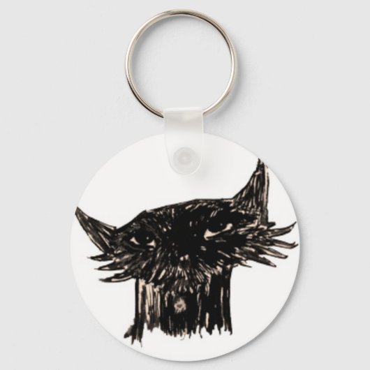 Porte-clés Tête de dessin de poisson Marley (Recto)