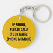 Porte-clés Tête de feuille d'Aspen 16 (Dos)