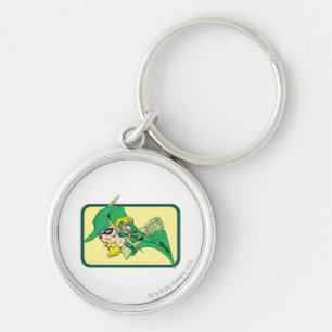 Porte-clés Tête de flèche verte