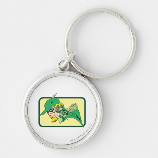 Porte-clés Tête de flèche verte (Devant)