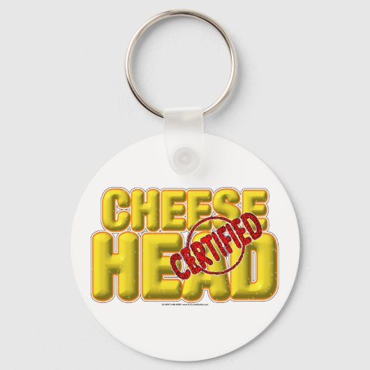 Porte-clés Tête de fromage certifiée (Recto)
