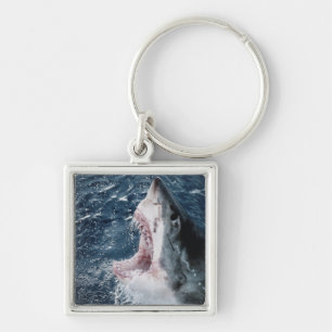 Porte-clés Tête de grand requin blanc