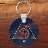 Porte-clés Tête de lion du triangle de Galaxy - Trendium auth (Recto)