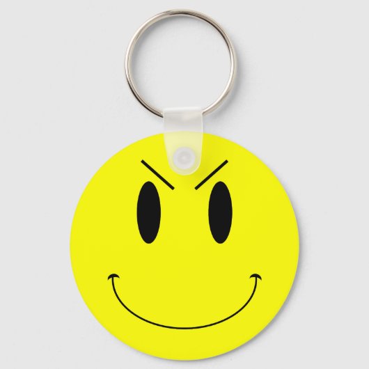 Porte-clés Tête de mal jaune KRW (Recto)
