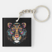 Porte-clés Tête de tigre (Dos)
