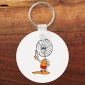 Porte-clés Tête de volley (Recto)
