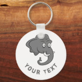 Porte-clés Tête d'éléphant (Recto)