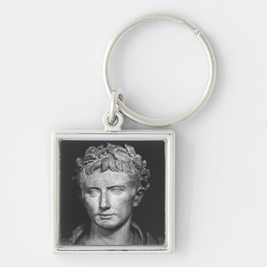 Porte-clés Tête d'empereur Augustus (Devant)
