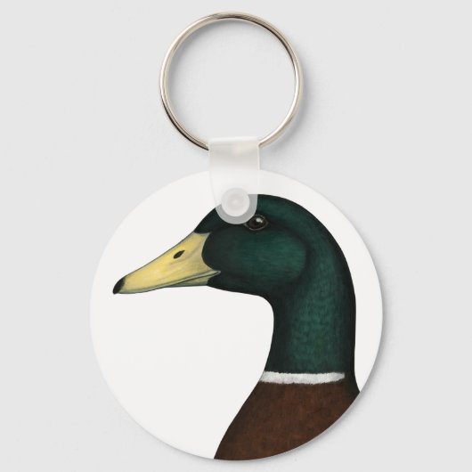 Porte-clés Tête Mallard Drake (Recto)
