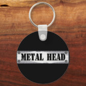 Porte-clés Tête métallique (Recto)