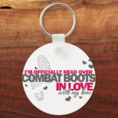 Porte-clés Tête sur les bottes de combat (Recto)