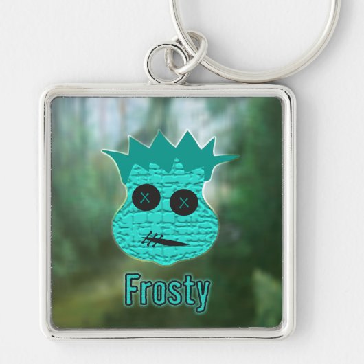 Porte-clés Têtes vaudou ~ Marais (Devant)