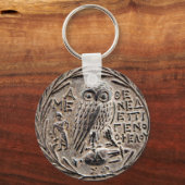 Porte-clés Tetradrachm en argent d'Athènes (Recto)