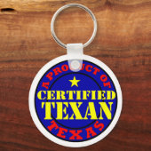 PORTE-CLÉS TEXAN CERTIFIÉ (Recto)