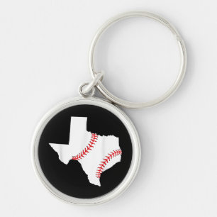 Porte-clés Texas Baseball État drôle Texas Baseball