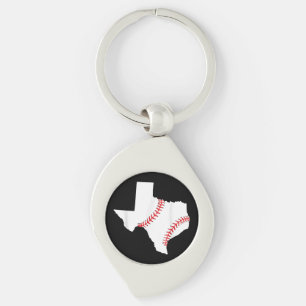 Porte-clés Texas Baseball État drôle Texas Baseball