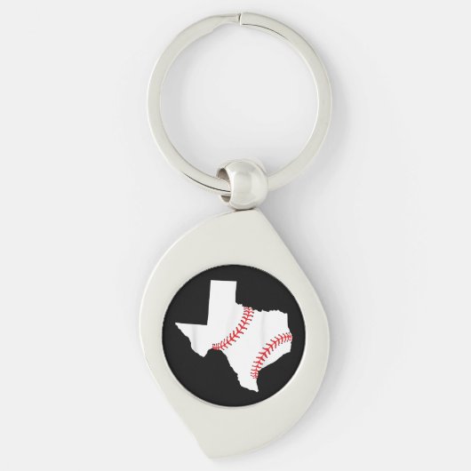 Porte-clés Texas Baseball État drôle Texas Baseball (Devant)