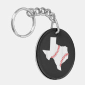 Porte-clés Texas Baseball État drôle Texas Baseball (Devant gauche)
